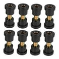 thumbnail image 5 of Nishiyuenyi 8 Pieces Front & Rear Leaf Spring Bushing Kit Sturdy Leaf Spring Bushing Set Black, 5 of 9