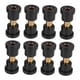thumbnail image 5 of Kit de 8 bujes de ballesta delanteros y traseros Kit de buje y manguito Suspensión de carrito de golf Negro, 5 of 9