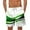 a_Green, variant on Xysaqa Men Big & Tall Swim Trunks Swimsuits Fashion Cool Print Board Shorts Elastic Waist Hawaiian Beach Shorts Swimwear with Pockets 3X 4X 5X Clearance