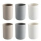 thumbnail image 1 of EeaseMX Taza de cepillo de dientes de baño de 5 piezas Copa de diente de color sólido Parejas tazas de cepillado de dientes simples para baño Café gris blanco para cada 2 piezas, 1 of 7