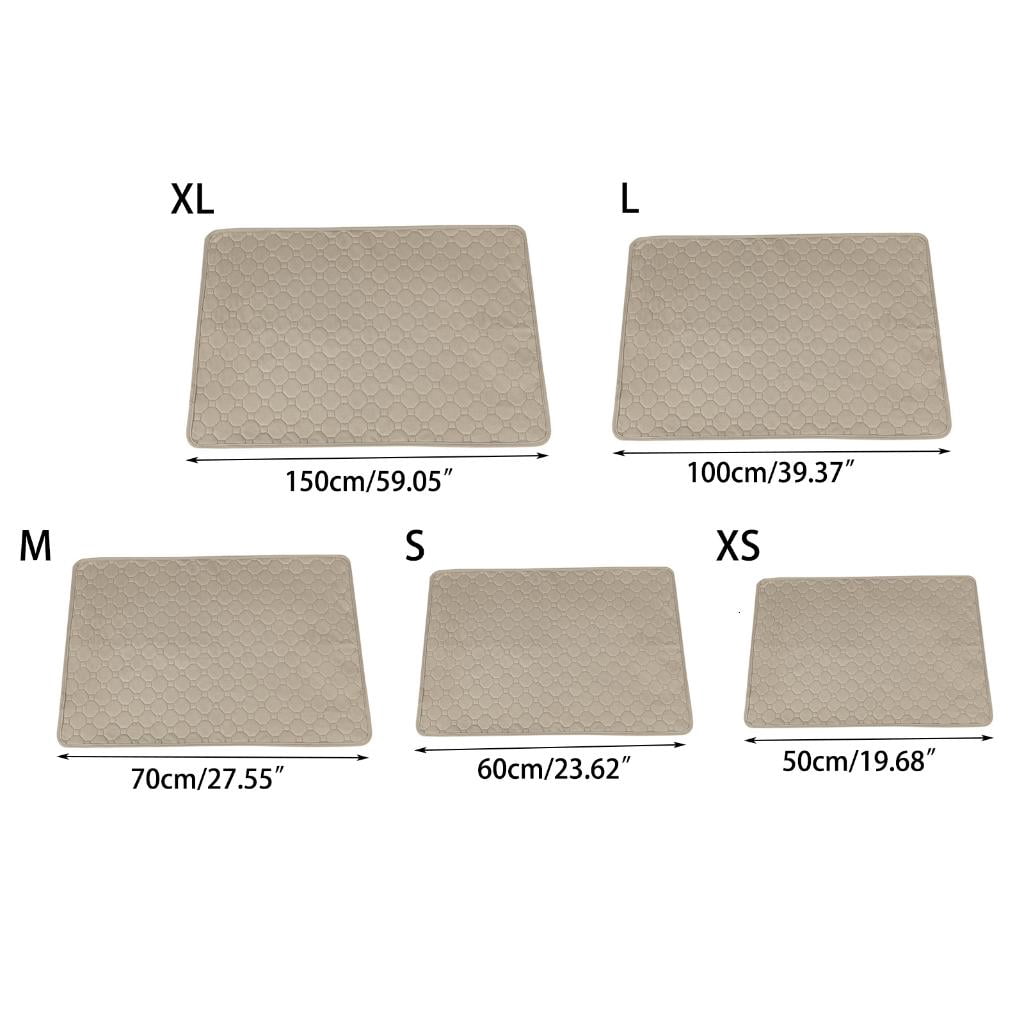 WE-POLUJ Washable Dog Pee Pads Reusable Absorbent Leak-Proof Floor Mat for Travel