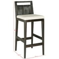 thumbnail image 6 of SAFAVIEH Darin Bar Stool Black / White, 6 of 7