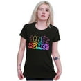 thumbnail image 4 of XOMG POP Neon Band Logo Outline Women's T Shirt Ladies Tee Brisco Brands S, 4 of 5