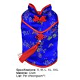 thumbnail image 6 of Visland Pet Costume Tang Suit Dog Cheongsam Satin Clothes Chinese Style Clothing for Dogs Pet Skirt Puppy Cats Dress Dog Vest Tshirt, 6 of 8