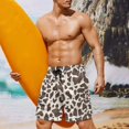 thumbnail image 2 of Yuyamidu Mens Bathing Suit Cow Print Swim Trunks Summer Beach Vacation Tropical Shorts Quick Dry Board Shorts Bathing Suits with Pockets for Beach Surfing Swimming Man M, 2 of 8