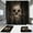 A, variant on HOARBOEG 4-Piece Halloween Shower Curtain Set - Waterproof Polyester Bathroom Decor with Hooks, Toilet Cover, Floor Mat & U-Shaped Mat - Multicolor Horror Theme for Dry/Wet Separation