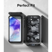 Ringke for Samsung Galaxy A55 5G [Fusion-X] Camo Black Hybrid Heavy Duty Drop Protection Case