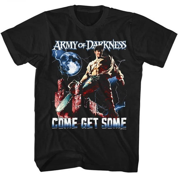 Army of Darkness Get Some Lightning Black Adult T-Shirt