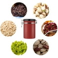 thumbnail image 3 of WALFRONT Coffee Container Large Airtight Stainless Steel Black Kitchen Sotrage Canister for Coffee, 3 of 7