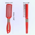 thumbnail image 4 of Unique Bargains 1Pc Vent Hair Brush Detangling Brush for Women Men Red, 4 of 7