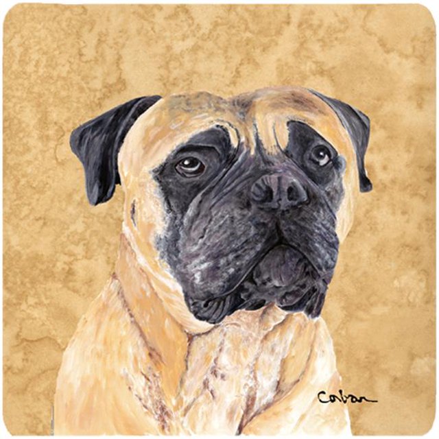 Carolines Treasures SC9125FC Mastiff Foam Coasters - Set Of 4- 3.5 x 3.5 In.