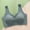 Green, variant on Abomasnow Womens Seamless Bras No Underwire Supportive Wireless Push Up Full Coverage Bralette Comfort Scalloped T-Shirt Bra