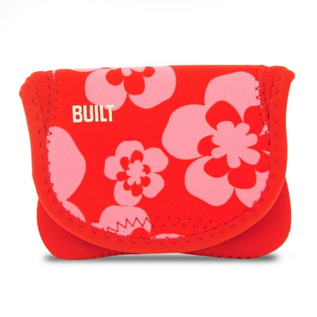 BUILT Neoprene Compact Camera Envelope - Summer Bloom, Red/Pink