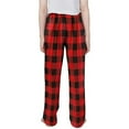 thumbnail image 5 of Fozruso Girls High Waisted Uniform Pants Boys Casual Plaid Pants Loose Elastic Waist Long Trousers Sizes 3-4 Years, 5 of 5
