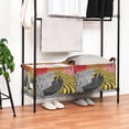 thumbnail image 3 of Yayeee Foldable Storage Basket for Shelves with Handles Waterproof Cloth Bins, Abstract Boat, 3 of 7