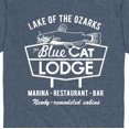 thumbnail image 3 of Instant Message - The Blue Cat Lodge - Men's Short Sleeve Graphic T-Shirt, 3 of 6