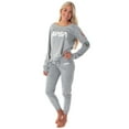 thumbnail image 6 of NASA Worm Logo Women's Juniors' Space Shuttle Patches Jogger Pajama Set, 6 of 6