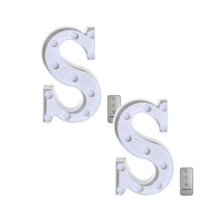 

Led Light Bulb Remote control Alphabet Letter Lights LED Light Up White Plastic Letters Stand F