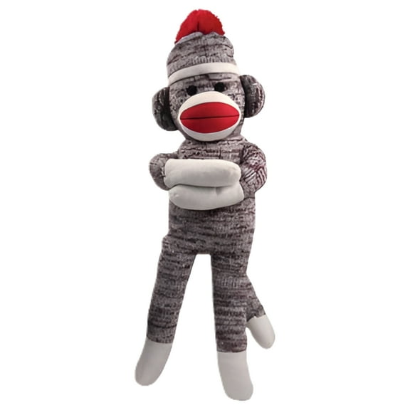 Pennington Bear Company The Original Sock Monkey, Hand-Knit, Plush Material, 20" inch