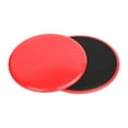 thumbnail image 2 of 2x Core Sliders for Working Out Dual Sided Gliding Discs Lightweight Gift Workout Equipment Strength Home Exercise Improve Balance Red, 2 of 8