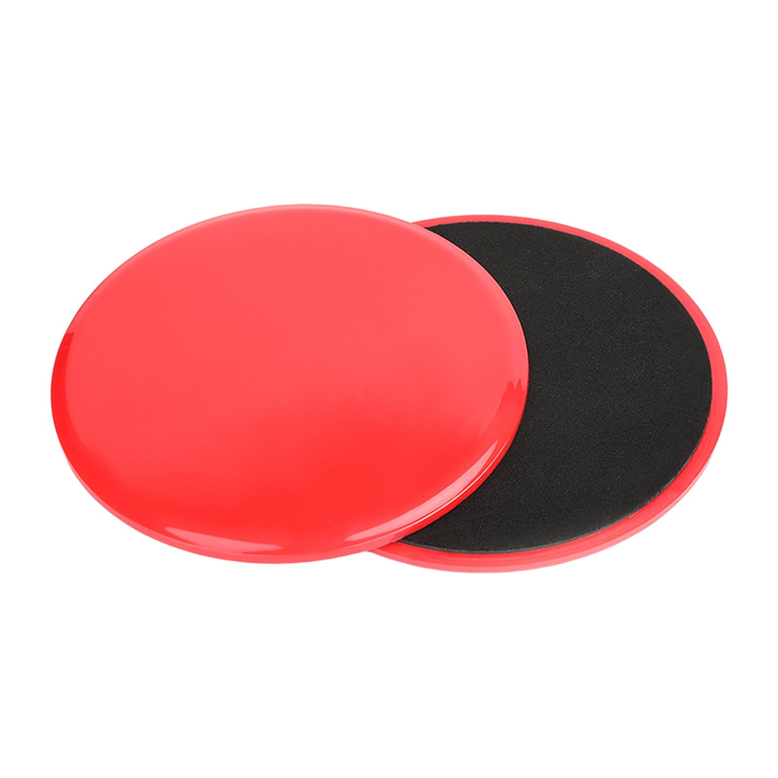 2 Pieces Core Sliders for Working Out on All Surfaces Exercise Gliding Discs for Red