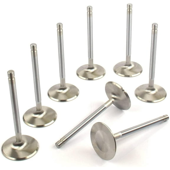 Street Performance Stainless Steel Valves 1.60" Exhaust & 2.02" Intakes compatible with Chevrolet GMC 305 400 350 327