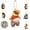 D, variant on Chunky Belly Cat Acrylic Car Charm – Stop Bland Rearview Mirrors for Cat Lover Daily Commutes