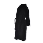 Rocawear Boys Removable Belt Plush Bathrobe, Black