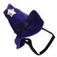 thumbnail image 3 of Pet Funny Halloween Hat, Cat Halloween Wizard Hat Easy To Maintain  For Holiday For Role Play, 3 of 8