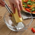 thumbnail image 6 of Hand Food Grater Cheese Parmesan Flat Lemon Zester Ginger>`~ Nutmeg B9C5, 6 of 6