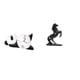 thumbnail image 1 of Reloj De Pared Con Forma De Panda, Práctico, Resistente, Moderno, Bonito, Para Decoración Del Hogar, Para Sala De Estar, Estatua De Caballo, Adornos, Figuras, Esculturas Para Paisaje,, 1 of 8