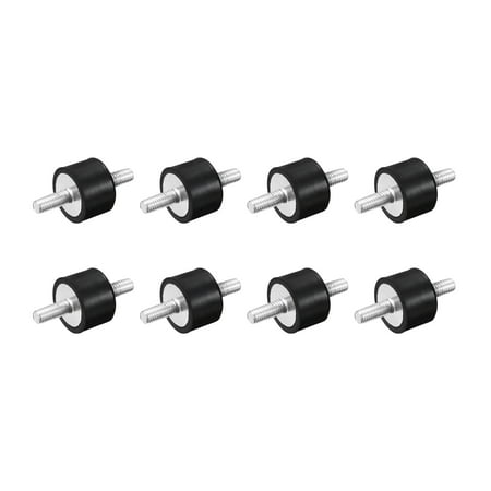 

Rubber Mounts M4x10mm Male Vibration Isolator Shock Absorber D15mmxH10mm 8 Pack