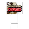 thumbnail image 1 of Chocolate Chip Cookies (18" x 24") Yard Sign, Includes Metal Step Stake, 1 of 6