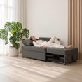 thumbnail image 3 of Sofá Cama Individual Easy Living Marlon Gris Oxford Convertible, 3 of 7
