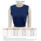 thumbnail image 2 of Blusa sin mangas con cuello redondo,Blusa sin mangas con cuello redondo Blusa sin mangas redonda de color liso Blusa sin mangas con cuello redondo Elaborada por expertos, 2 of 3