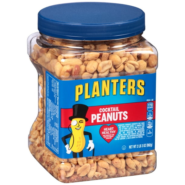 Planters Salted Cocktail Peanuts, 35.0 oz Jar