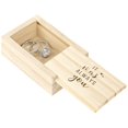 thumbnail image 4 of Koyal Wholesale It Was Always You Engraved Wood Ring Box with Lid, Ring Bearer Box, Keepsake Ring Box, Rustic Proposal, 4 of 4