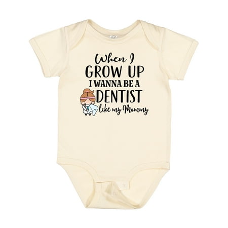 

Inktastic Future Dentist Like Mommy Gift Baby Girl Bodysuit