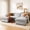 Gray, variant on Vcatnet 110.6" Modular Sectional Sofa L Shaped Comfy Couch Oversized Modern Minimalist Couch with 2 Ottomans for Living Room Furniture, Chenille, White
