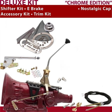 American Shifter 4L80E Shifter Kit 10 in. E-Brake Cable Clevis Trim Kit for CBE79