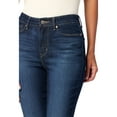 thumbnail image 4 of Levi Strauss Signature Women's and Women's Plus High Rise Skinny Jeans, Inseams: Short, Regular and Long, Sizes 2-28, 4 of 7