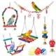 thumbnail image 1 of Juguetes para periquitos de pájaros, columpio colgante de pie, juguete para masticar, hamaca, escalera para escalar, jaula para pájaros, juguetes coloridos adecuados para periquitos, periquitos,, 1 of 7