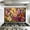 Color 3, variant on Kitchen Backsplash Peel and Stick Wall Murals Green Plants Leaves Floral Flowers Vine Home Decor Art Eucalyptus 35.4"W x 23.6"H, Oil Proof Removable Vinyl Wallpaper for Fireplace & Behind Stove