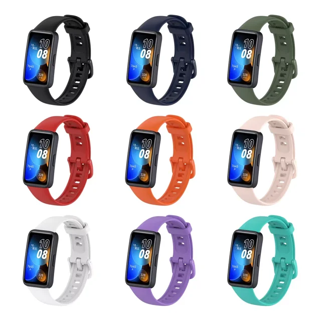 5 Piezas Correa Silicona Compatible Con Huawei Band 8