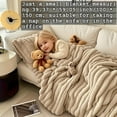 thumbnail image 5 of Luxury Faux Rabbit Fur Blanket - Soft, Warm, and Comfortable, Suitable for and s, Four Colors, Large size, Perfect for Sofas, Beds, Offices, and Travel - Versatile for All Seasons, Ideal Gift, 5 of 16