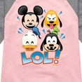 thumbnail image 3 of Disney Emoji - Lol Emojis - Toddler And Youth Girls Raglan Graphic T-Shirt, 3 of 5