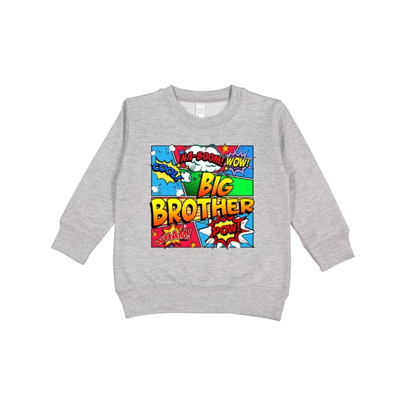 Inktastic Big Brother Comic Book Toddler Sweatshirt