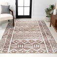 thumbnail image 5 of JONATHAN Y MOROCCAN HYPE 4 x 6 Area Rug, Amanar Tribal Geometric - Brown/Ivory, MOH503A-4, 5 of 10