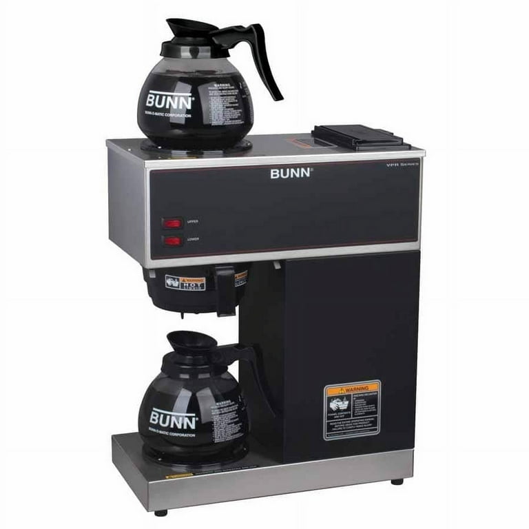 BUNN VPR 12-Cup Pourover Commercial Coffee Brewer with 2 Warmers
