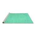 thumbnail image 2 of Ahgly Company Machine Washable Indoor Rectangle Persian Turquoise Blue Traditional Area Rugs, 2' x 3', 2 of 4